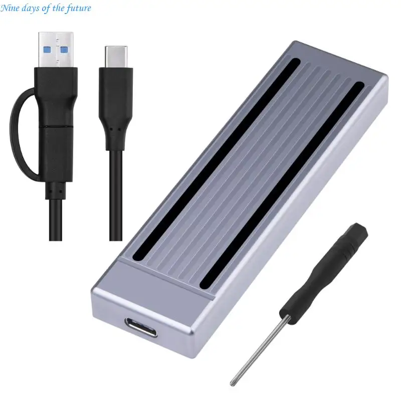 Aluminum M.2 NVMe Enclosure For PCIe SSDs With M M B Interfaces Compatibility And Multicolor Argb Lighting E65A
