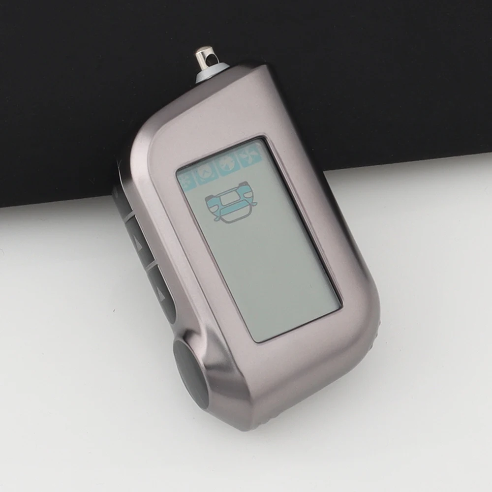 Für Starline A93 A63 Russische Version Zwei-Wege-Autoalarm LCD-Fernbedienung Schlüsselanhänger-Hülle Hochwertige TPU-Schlüsselhülle