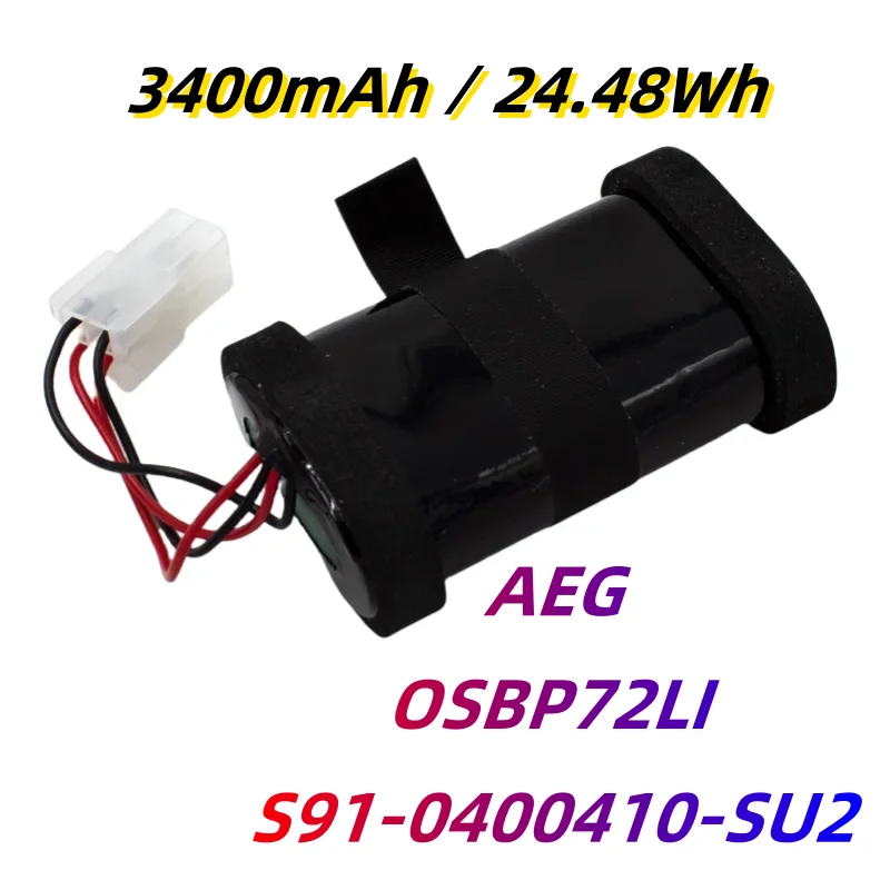 

Сменный аккумулятор для AEG: OSBP72LI, S91- 0400410 -SU2,Electrolux Osiris,RX7-1-TM,RX9-1-IBM,RX9-1-SGM,RX9-2-4STN, 900258195 ,RX8,RX9