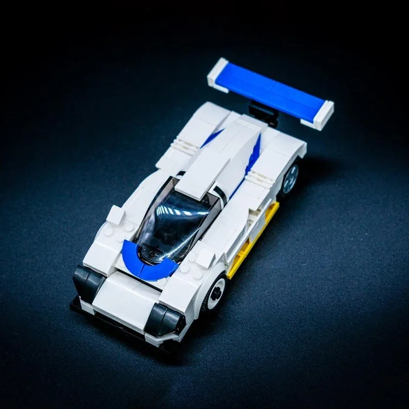 Speed Racing Car Model MOC Building Bricks Top Tier Sports Car 787B Modular Technology Gift Holiday Assemble Toys Suit Display