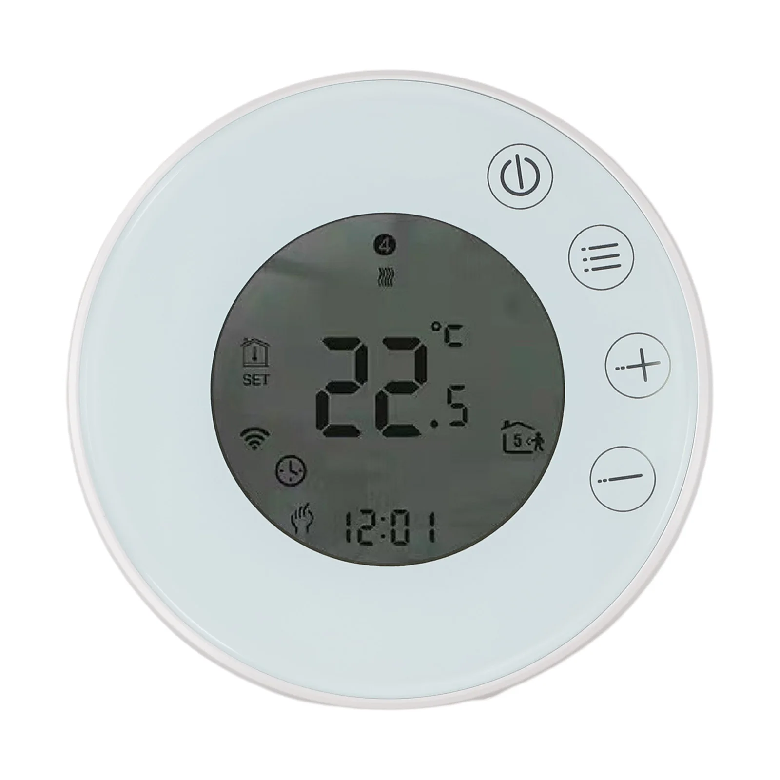 Blocco di sicurezza per bambini Riscaldamento programmabile Controllo remoto Comfort Riscaldamento Funzionalità programmabile di 7 giorni Ottimizzazione dell'energia