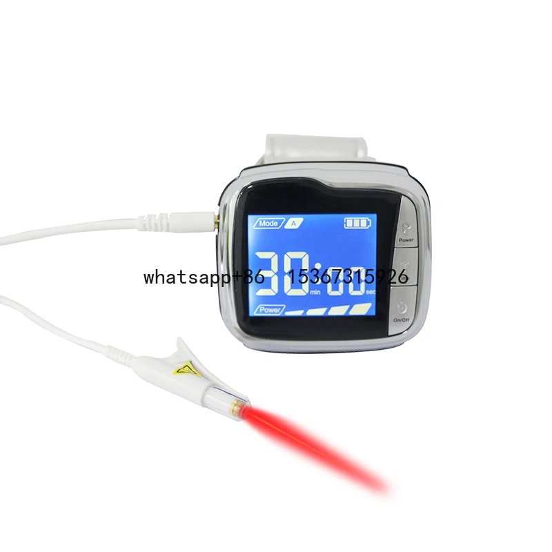 a a q Cleaner 650nm Low Level lllt Medical a Therapy Watch for Hypertension Diabetes Treatment