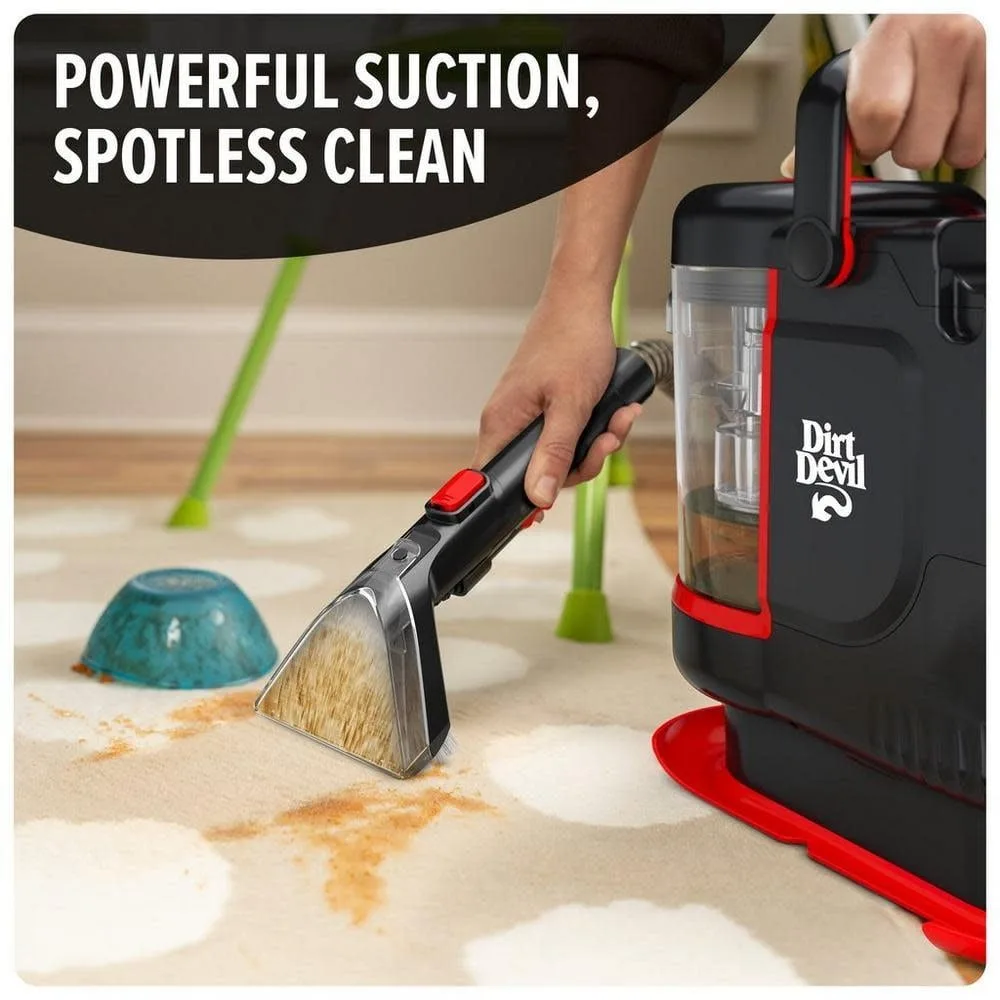 Vacuum Cleaners Portable Spot Cleaner, for Carpet & Upholstery, Stain Remover, Black, Compact