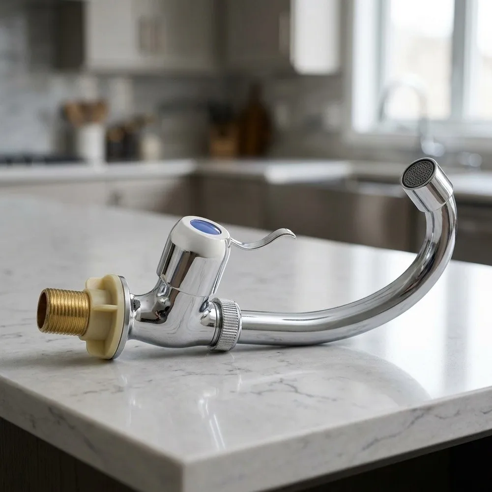 Cold Tap Sink Faucet Kitchen Faucet Tool 1pc Accessories Plastic Steel Single Cold Water Bathroom Accessories Brand New