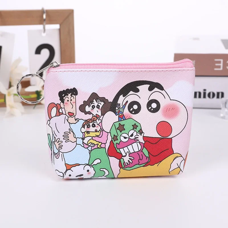 3 zufällig ausgewählte neue Crayon Shin-chan Cartoon-Taschen, Geldbörsen, einfache Brieftaschen für Männer und Frauen, Studenten, schnelle Lieferung – Detail 6