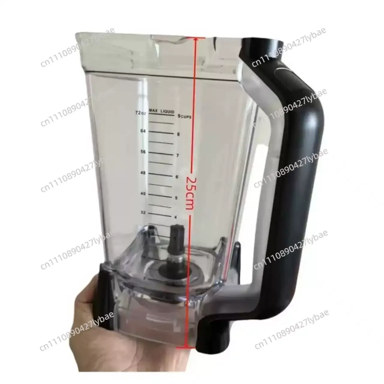 Piezas de repuesto para jarra Ninja Blender de 72OZ, para los modelos BL610, BL640, BL660, BL710WM y otros.