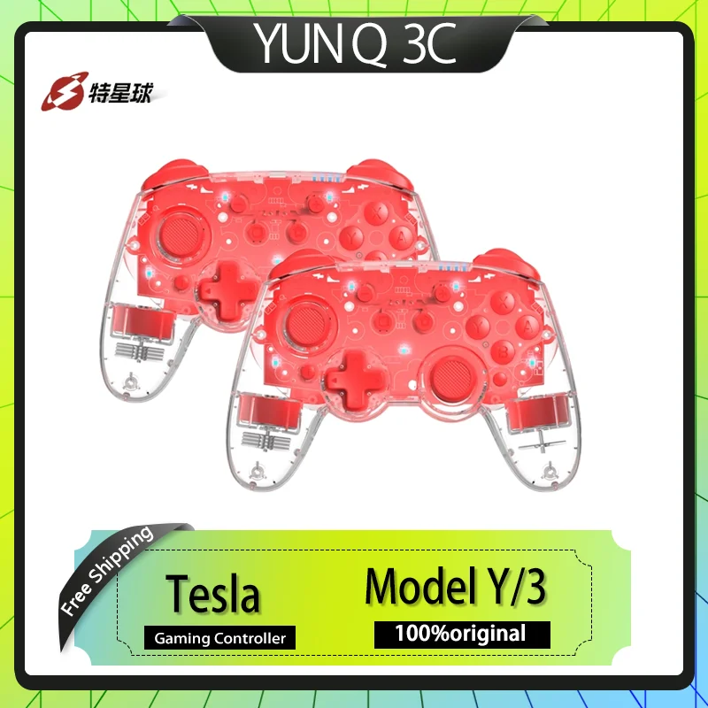 

New Version Tesla Model Y/3 Gaming Controller Bluetooth Wireless Connection Car Switch Game Accessories for Model Y/3 X