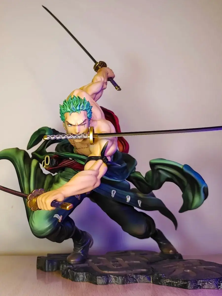 Neue 20cm One Piece Anime Figur GK Roronoa Zoro PVC Actionfigur Sammlermodell Puppe Spielzeug Geschenk Dekoration