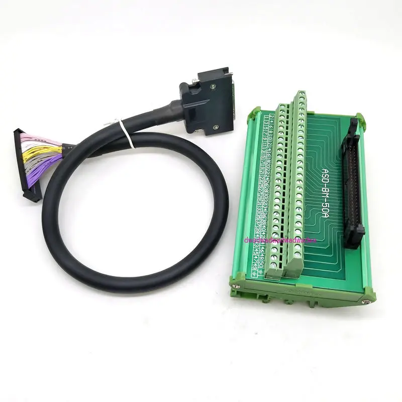 DELTA ASDA-A2 series servo driver CN1 Terminal board terminal block ASD-BM-50A with 0.5-5m cable