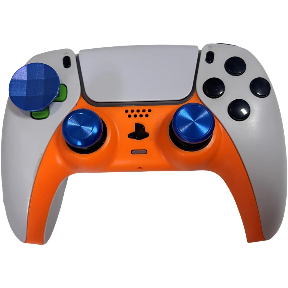 Magnetic Metal Joystick Button for PS5 Playstation 5 Controller Interchangeable Ergonomic Adjustable 3 Height Domed Concave Grip