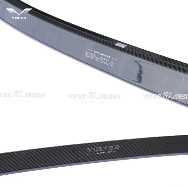 Yofer High Quality Real Dry Carbon Fiber Auto Trunk Wing Tail Car Accessories Rear Spoiler for Zeekr 001STOCK