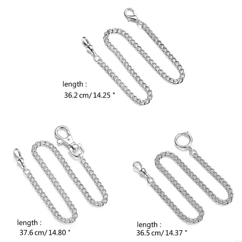  Pocket Watch Chain Wallet Chains Pocket Chain for Belt Jeans Keys Watches Gift