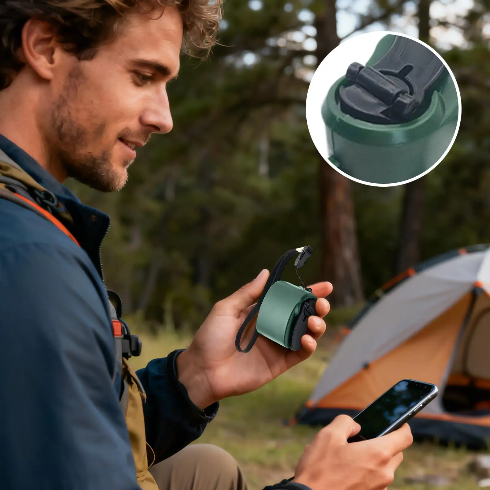 

Портативное зарядное устройство 5В с ручным динамо-генератором для экстренных ситуаций, зарядка для путешествий, для выживания на природе, аварийное электропитание