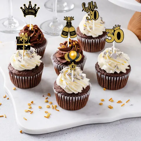 украшение на торт на 40-летие купить - №5