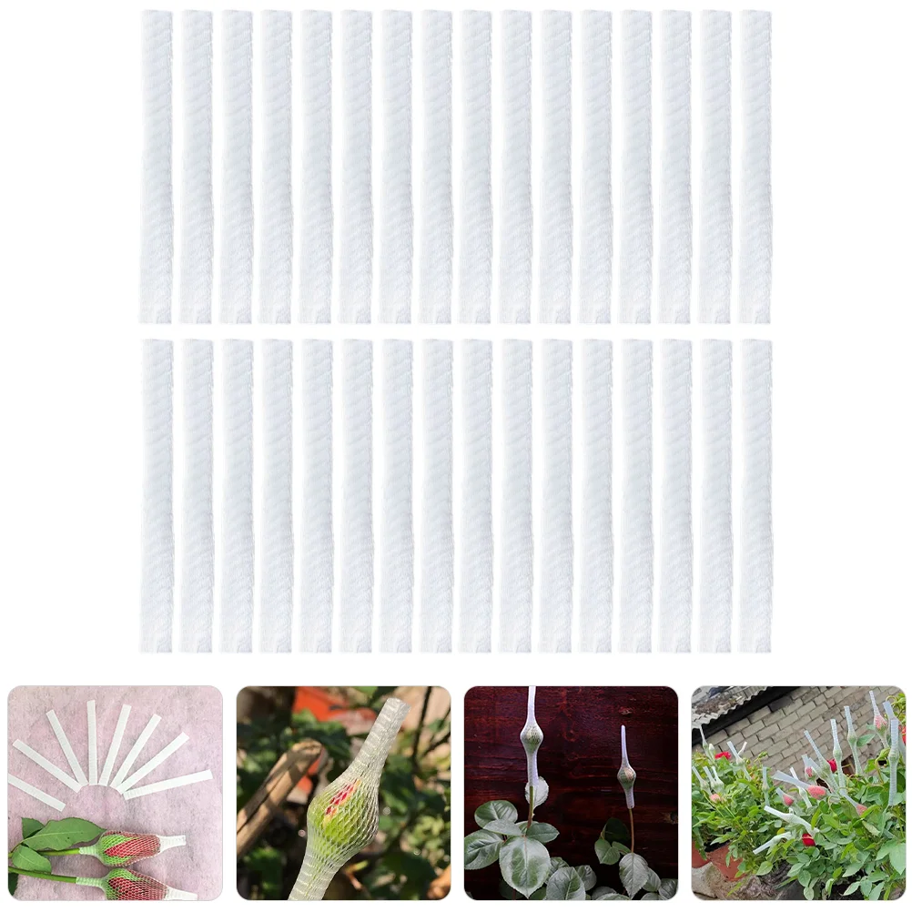 100 Pcs Plant Chrysanthemum Rose Flower Net Cover Garden Screens for Protection Plastic Anti Scratch Netting Mesh