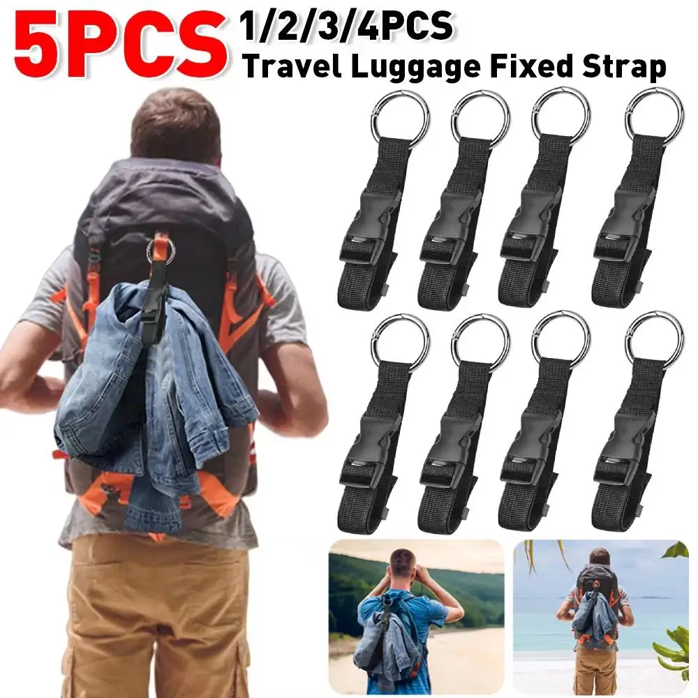 

Travel Luggage Fixed Strap Backpack External Strap Portable Strap With Release Buckle Add-A-Bag Luggage Strap Belt Jacket Holder