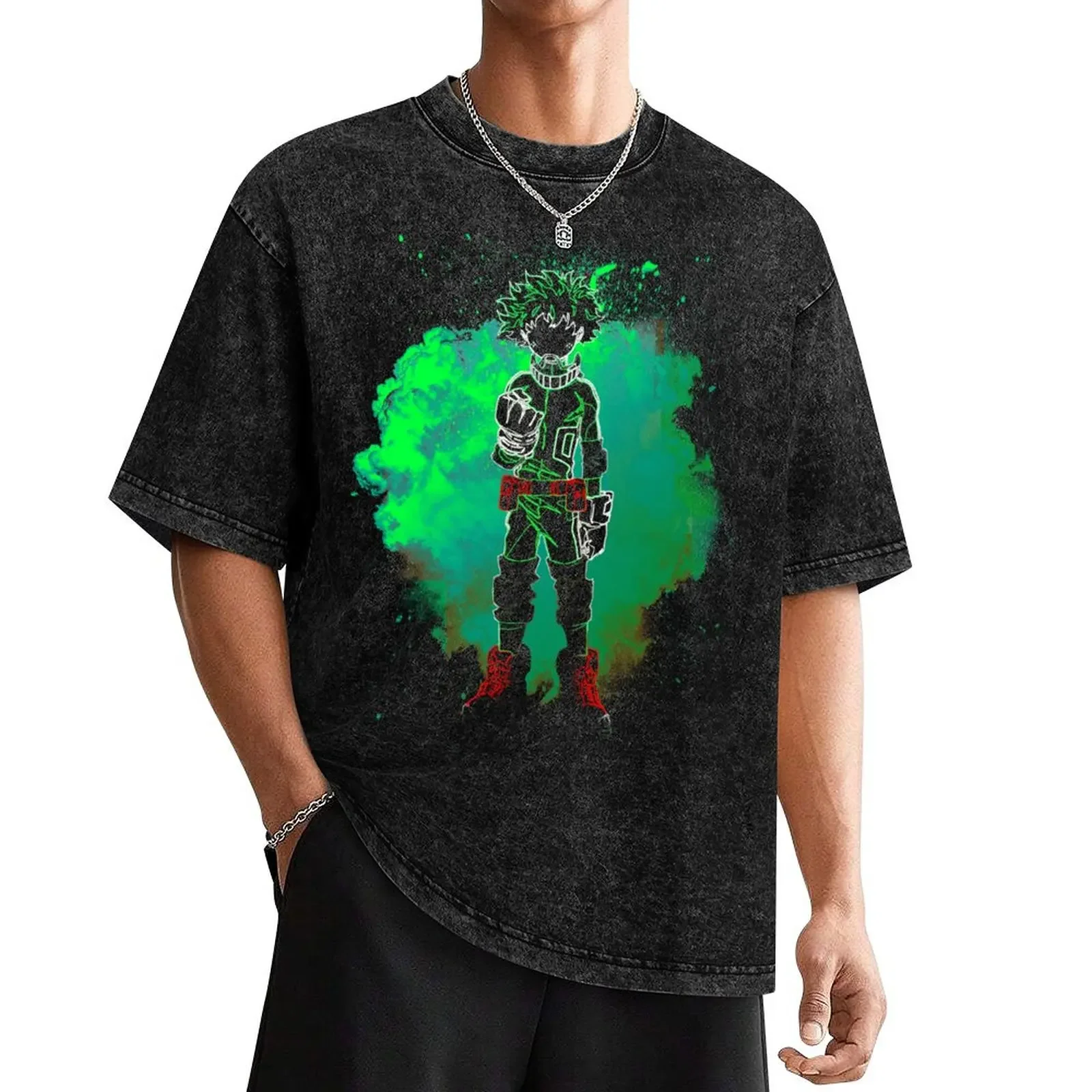 

Soul of Quirkless T-Shirt graphics vintage t shirts vintage anime shirt T-shirts for men cotton