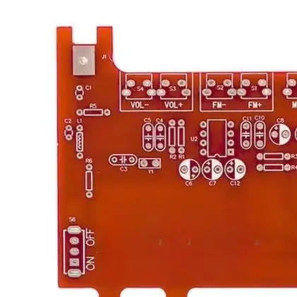 RDA5807 For FM Radio DIY Soldering Kit Dual Channel Auto Scan PCB Assembly For Educational Electronics Learning Tool For Student