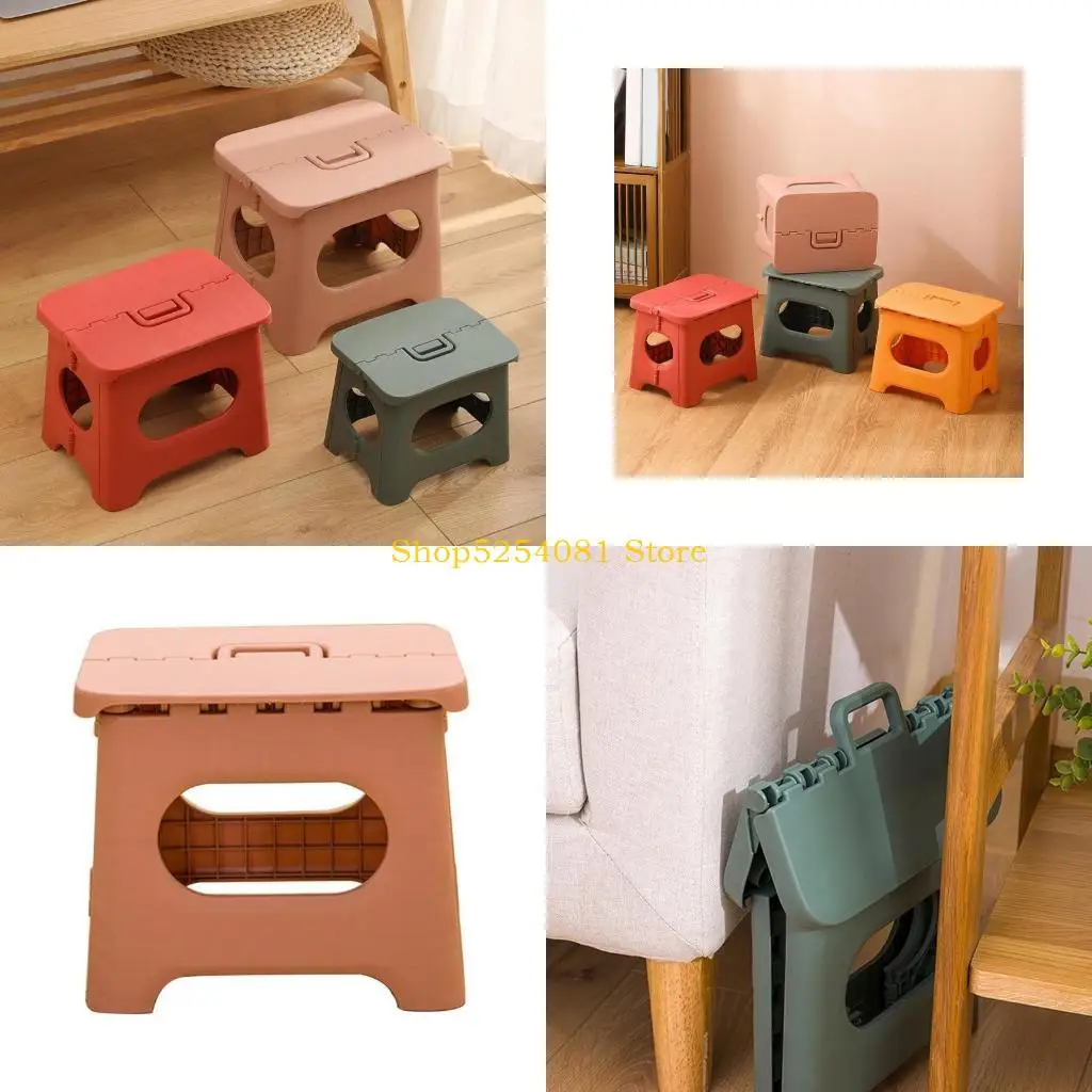 AXYC Household Folding Stool Thickened Plastic Folding Stool Outdoor Fishing Portable Stool Children Adult Stool