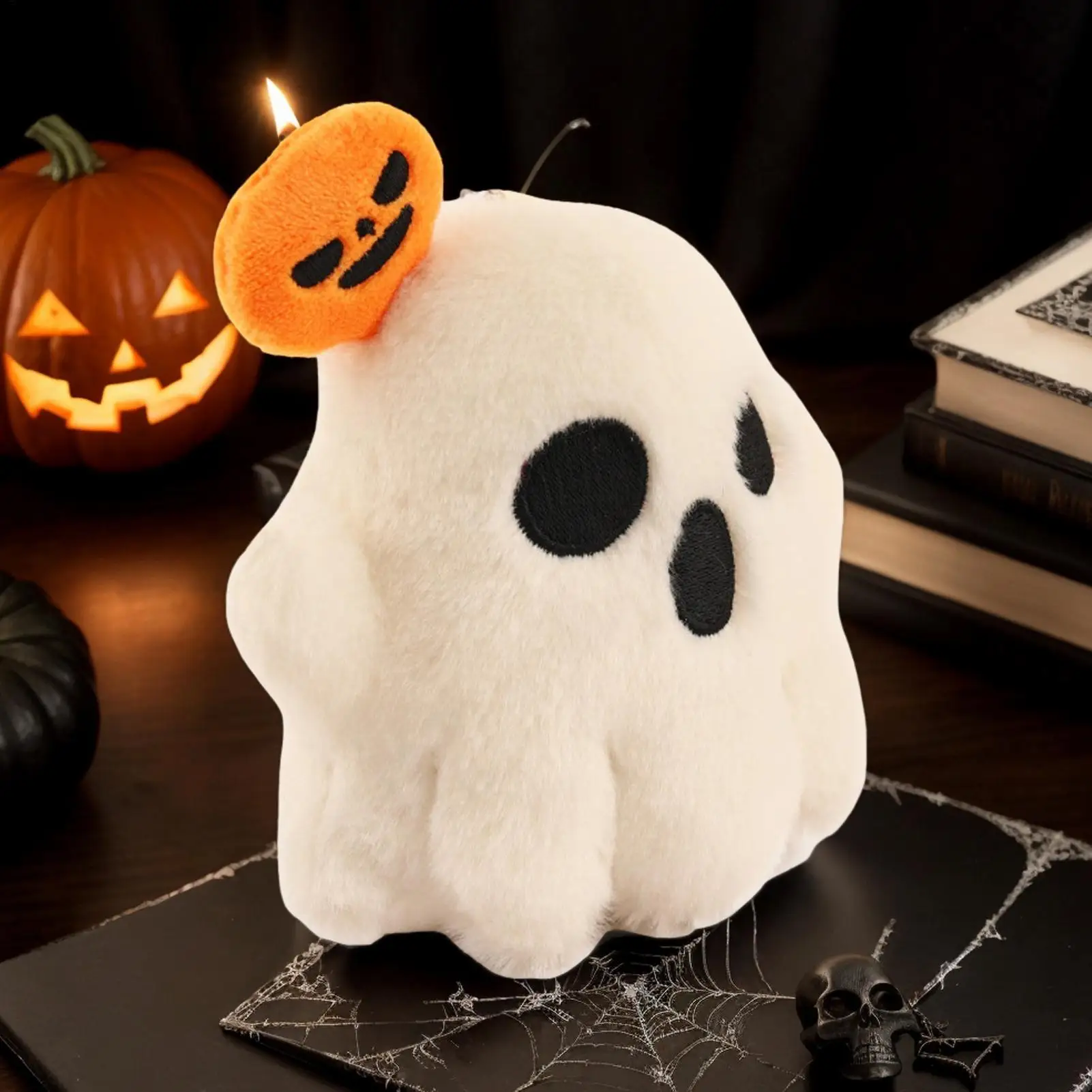 ハロウィンバッグチャームハロウィンぬいぐるみ愛らしいぬいぐるみゴーストカボチャキャラクターペンダント女性男性財布バックパックバスケット