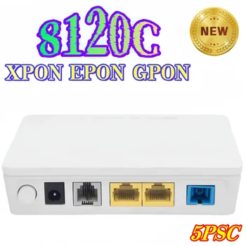 GPON ONU novo HG8120C ONT termianl software inglês compatível HG8321R FTTH GPON/EPON/XPON ONT MODEM ÓPTICO adequado para Huawei