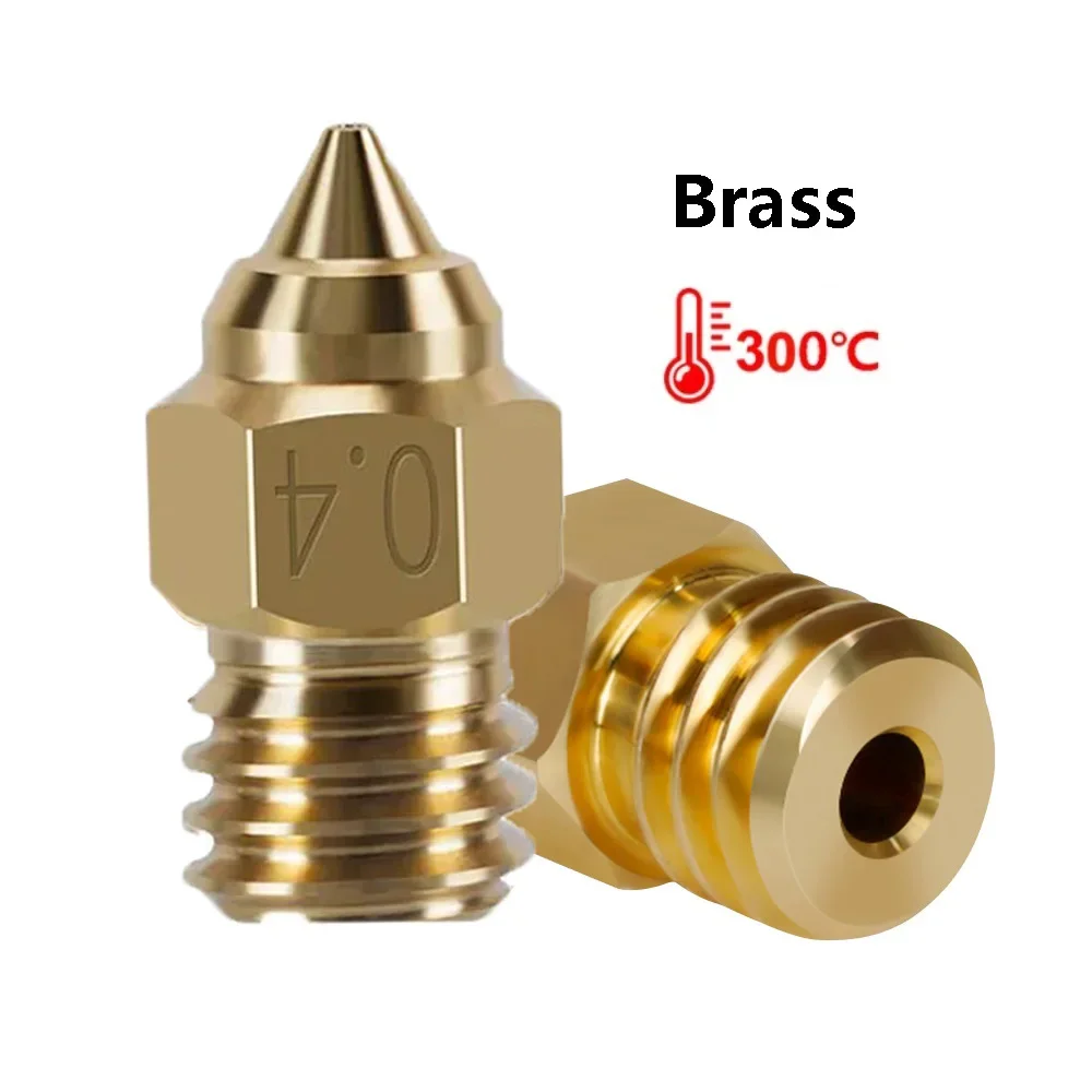 MK8 Nozzle CR-6 SE Hard Steel Brass Copper Plated Nozzles 3D Printer Parts for CR6 SE CR5 PRO Ender 3 S1 pro CR10 V2 Ender5