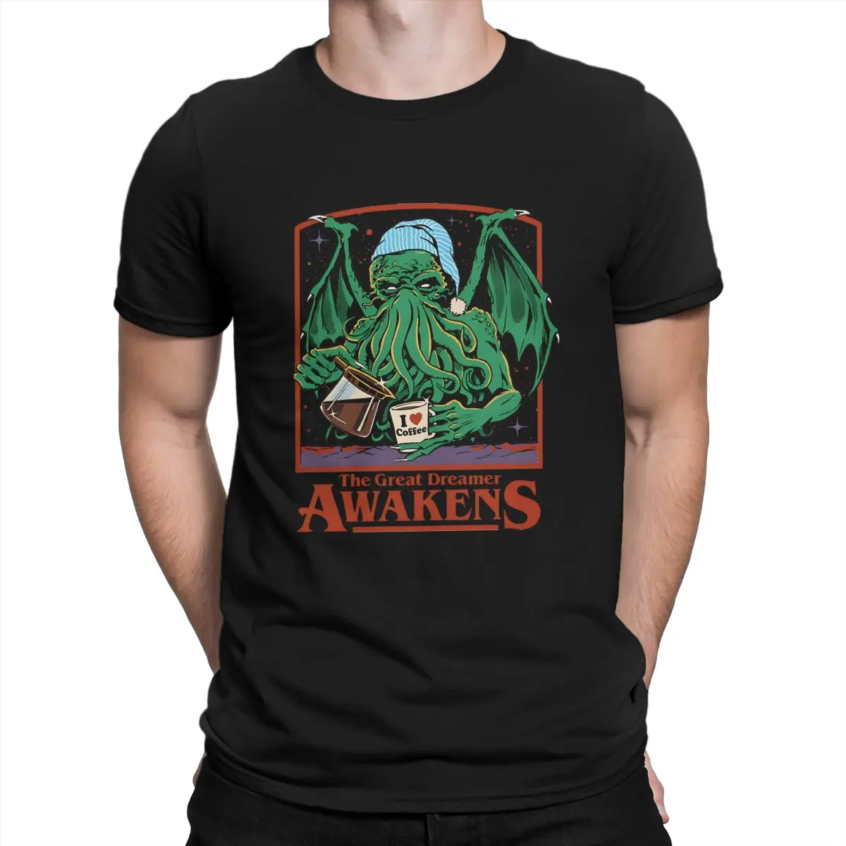 The Great Dreamer Cthulhu T Shirt Homme Men's Tshirt O-Neck