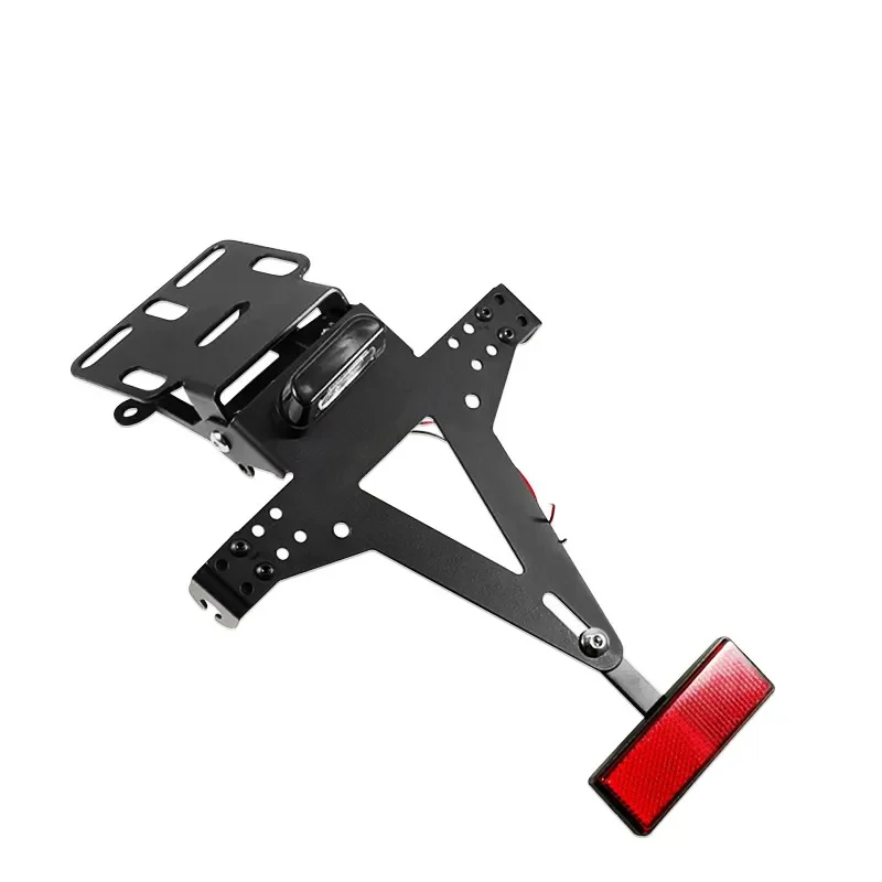 License Number Plate Light Frame Holder Bracket Motorcycle For Honda CB650R CBR650R Kawasaki Z800 Yamaha YZF R1 R3