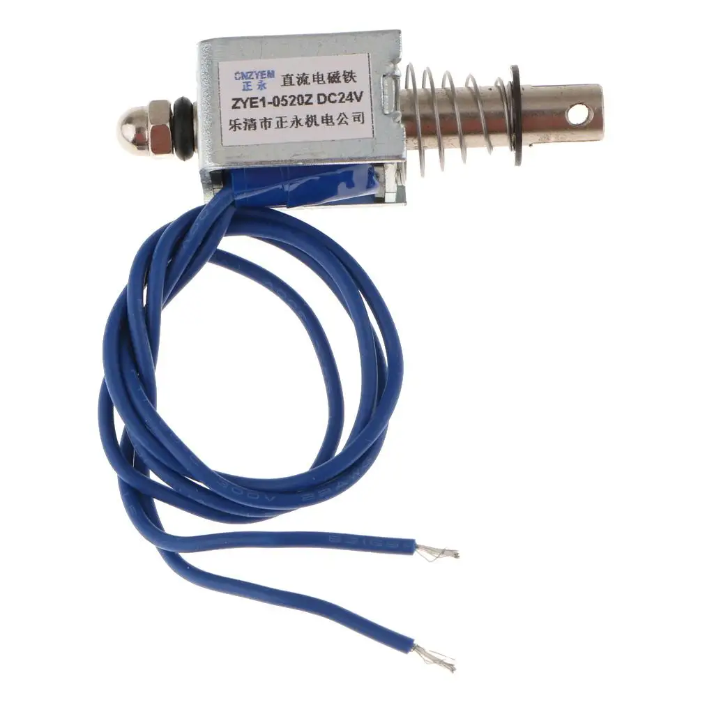 Mini actuador push-pull electroimán solenoide imán eléctrico DC24V
