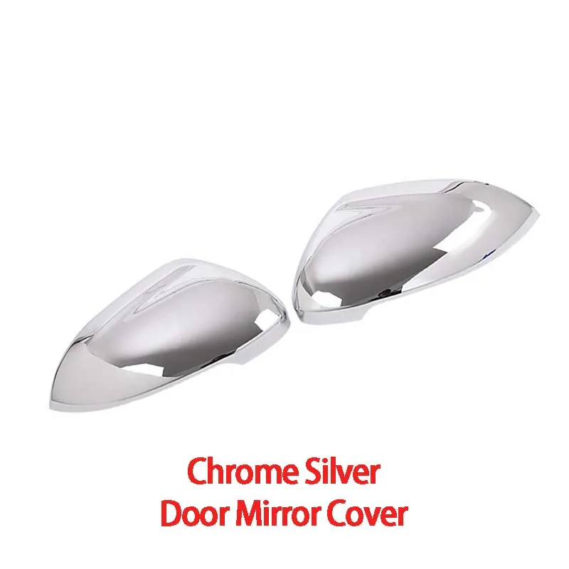 Door Mirror Cover For Volkswagen Passat B8.5 2015 2016 2017 2018 2019 2020 2021 2022 Carbon Fiber Chrome Silver Car Decoration