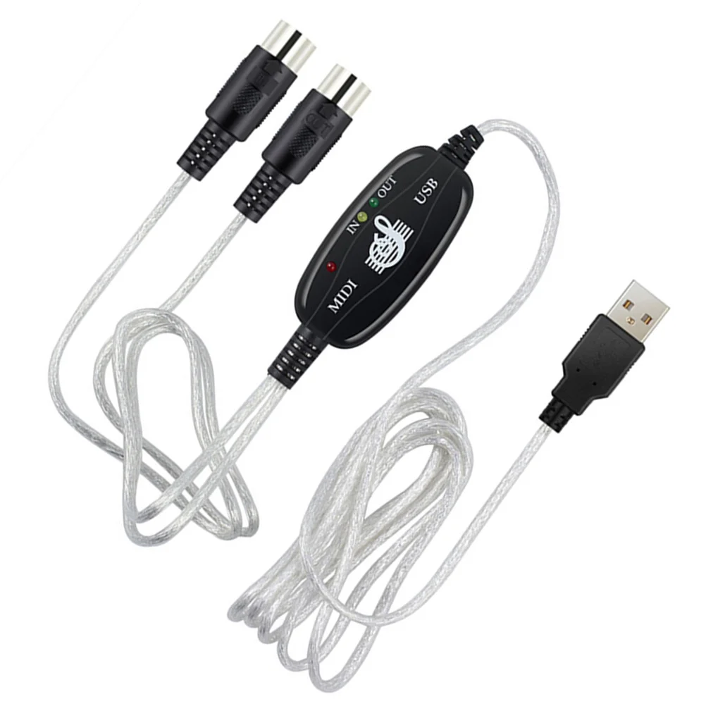 180x2 سنتيمتر ميدي كابل USB ميدي كابل عالية الأداء التوصيل تشغيل الموسيقى تحرير الحبل لوحة المفاتيح موصل نقل البيانات مستقرة