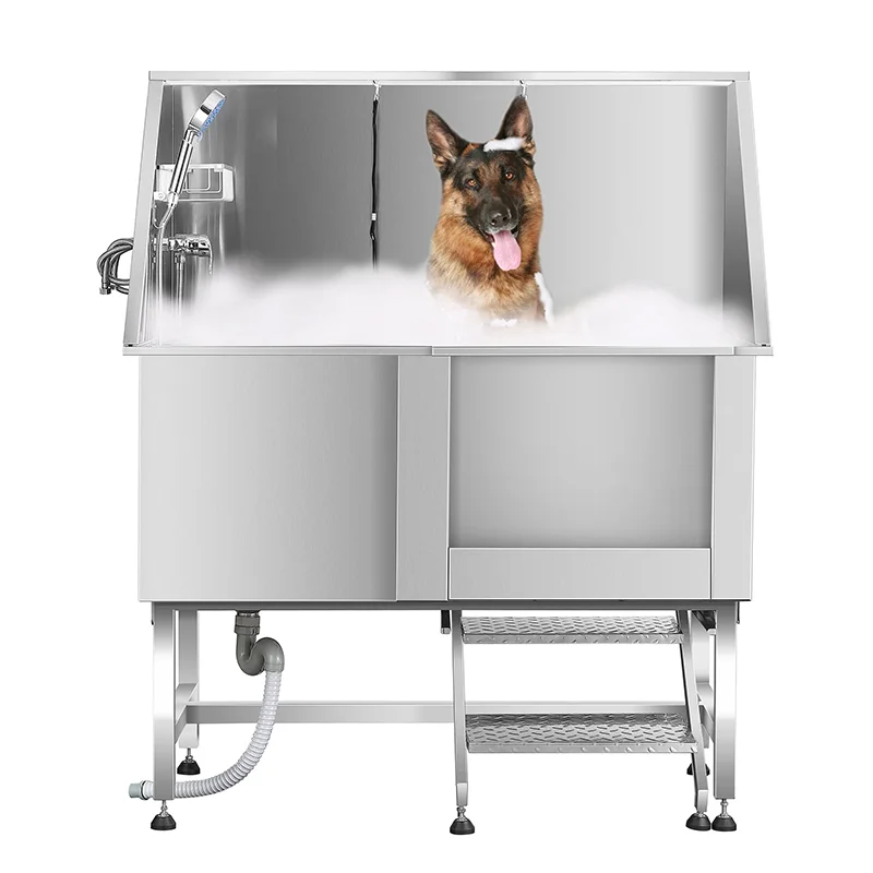 Factory Direct Multifunction Dog Washing Machine 304 Stainless Steel Dog Bath Tub And Wash Station Pet Grooming Bath Tub