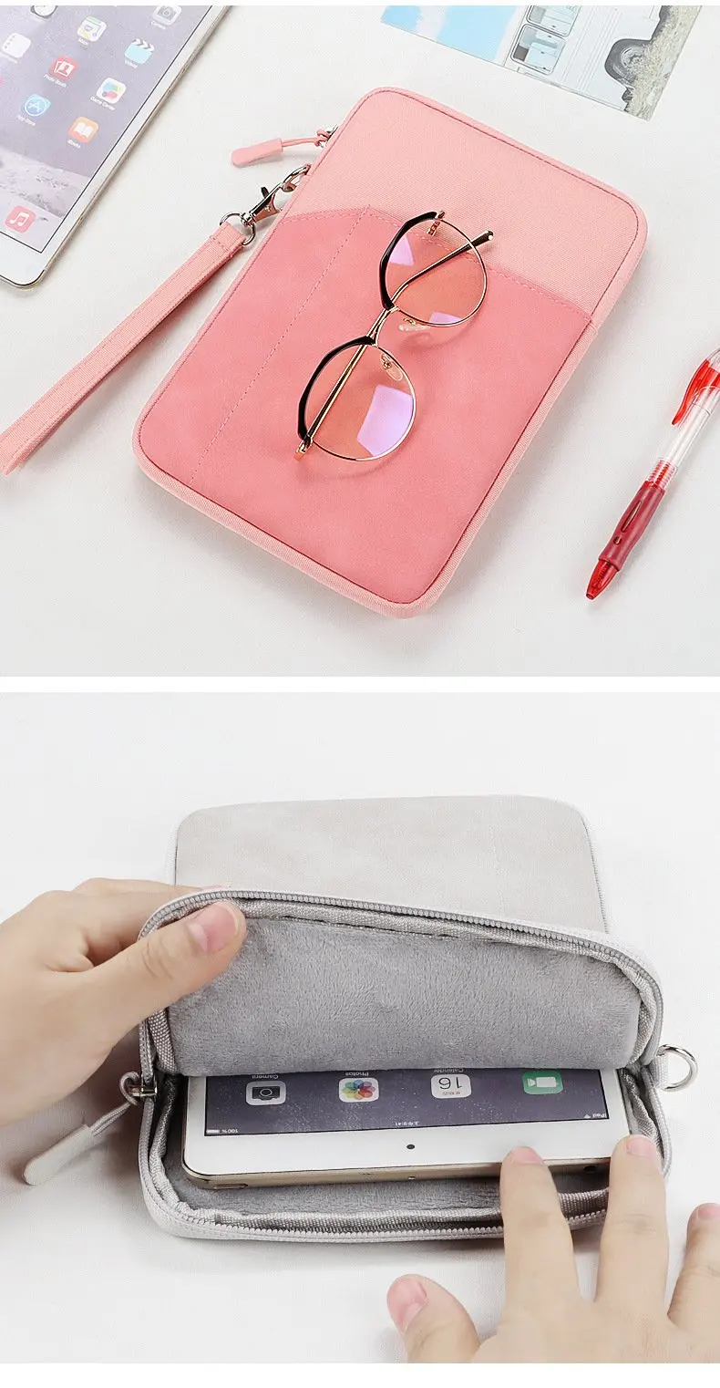 Tablet-Schutzhülle 7,9-8 Zoll Tragbare Neopren-Tasche Stoßfest für iPad Mini – Detail 15