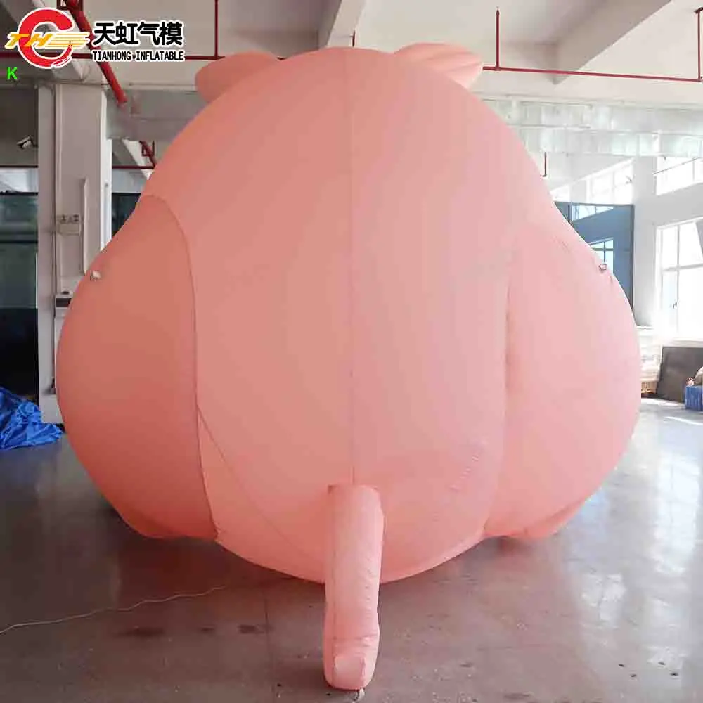 Fast Shipping 4m/6m/8m Giant Inflatable Pink Pig Cartoon Model for Decoration Outdoor Advertising Inflatable Animal Model