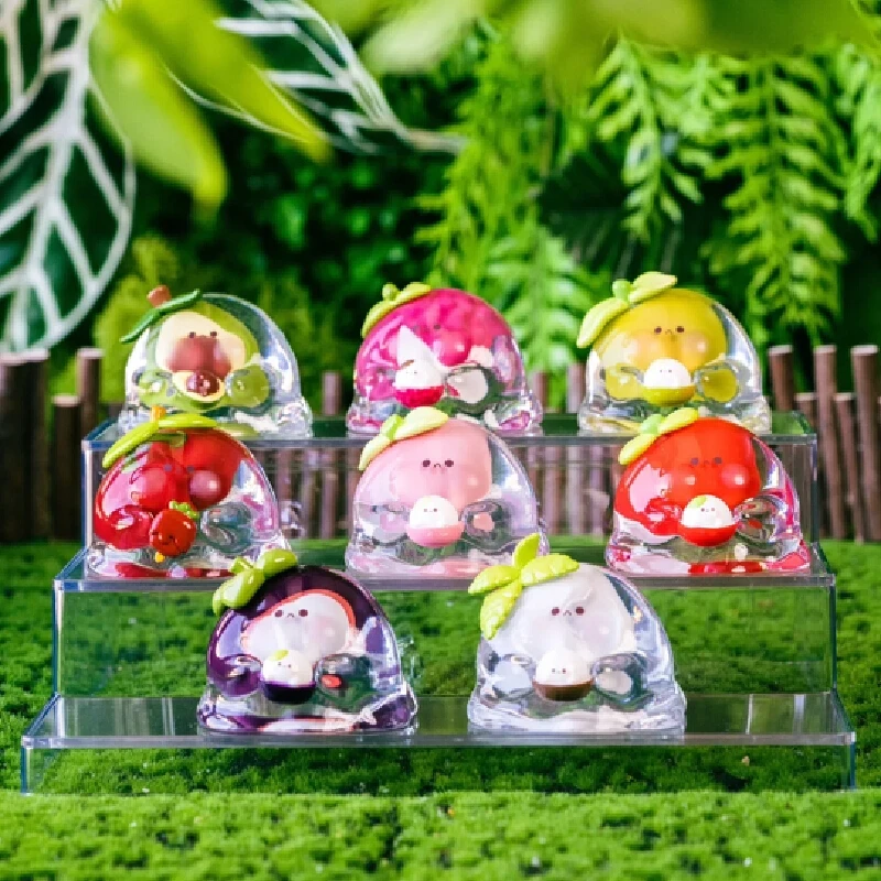 

Hot Genuine Mini Water Wave Egg Blind Box Fruit Colorful Series Cute Doll Toys Custom Mystery Box Girls Birthday Gift Ornament