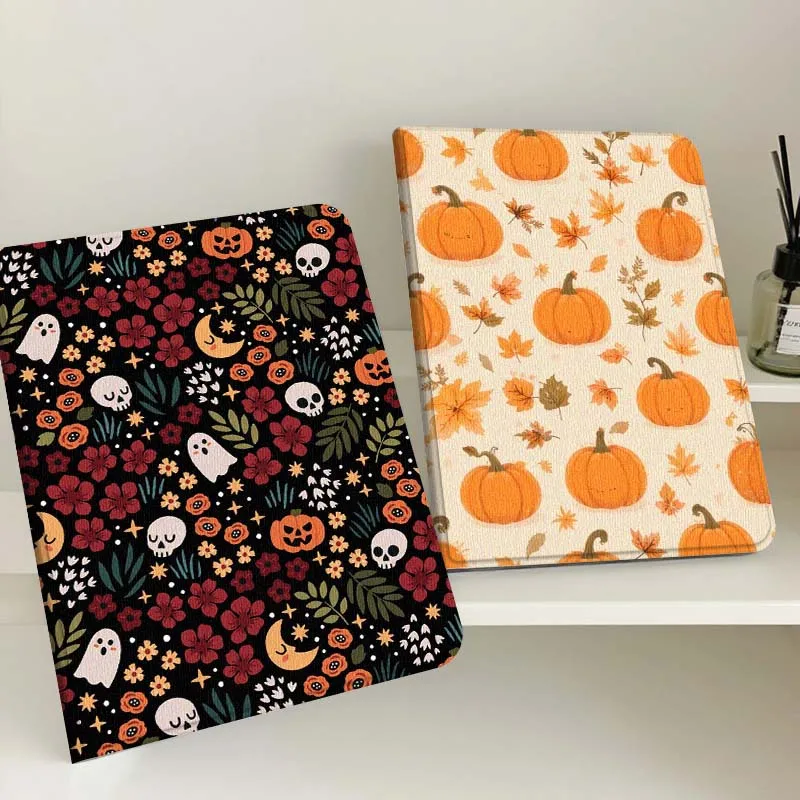 

Cartoon Halloween Print Tablet Case For Samsung Tab Galaxy S6 S11 A A7 A8 A9 A11 10.1 10.4 10.5 Plus Lite Gift