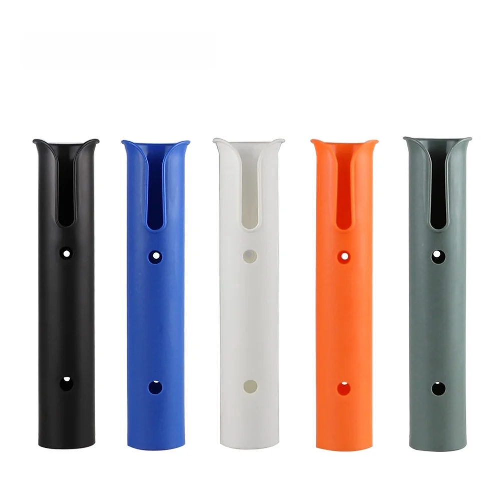 Nylon Plastic Fishing Rod Holder Marine FOR KAYAK Boat Accessories Single Tube Fishing Rod Holder Fishing Tool Accessories