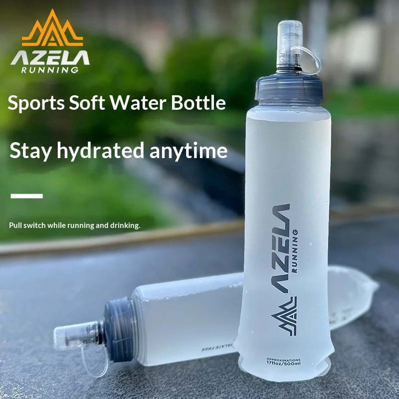 

Foldable Silicone Water Bag Soft Water Bottle Leakproof Collapsible Hydration Flask for Camping Hiking Travel Outdoor Sports