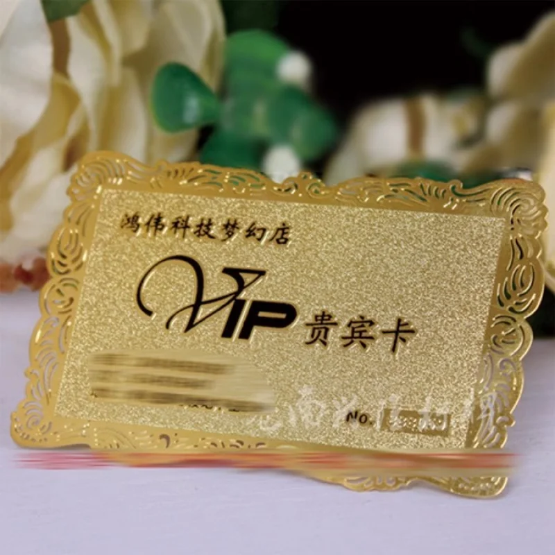 

Custom. [Luxury Texture] Customized High-End Metal Card Gold Card Business Card Silver Card VIP Card VIP Business Cards Member V