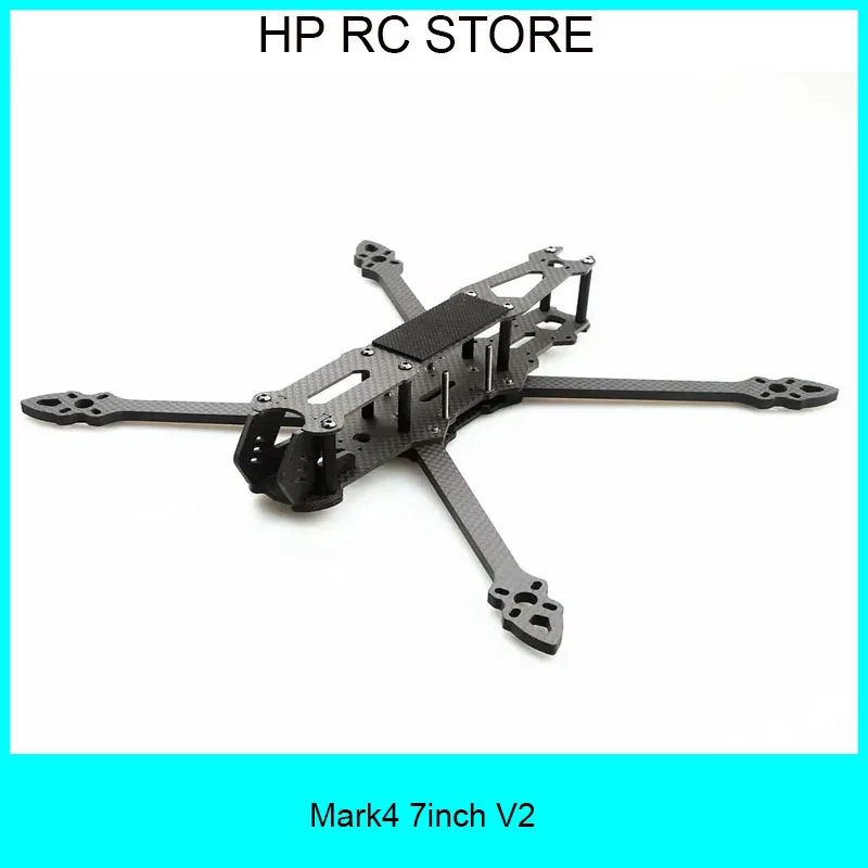 

Mark4 V2 Mark 4 7inch 295mm Arm Thickness 6mm 3K Full Carbon Fiber Frame for 7inch FPV Racing Quadcopter Freestyle Frame Kits