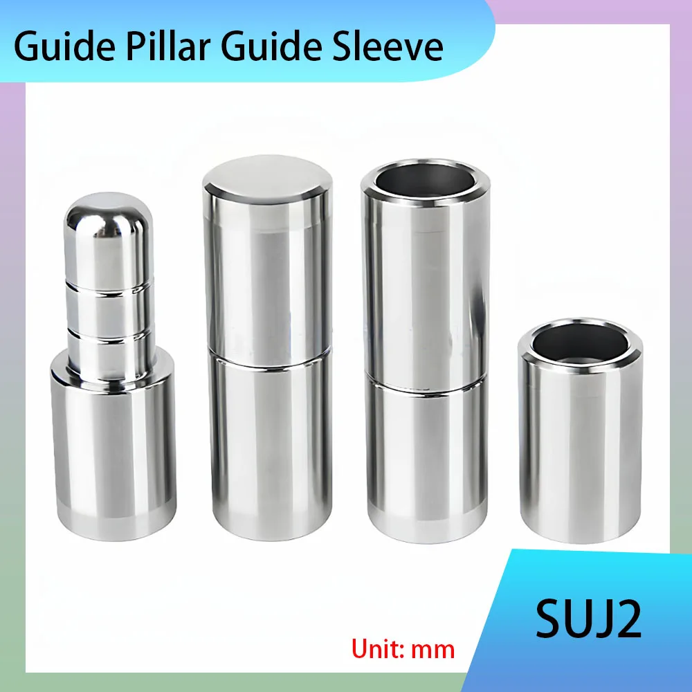 1 Set C3 Type Precision Guide Column Guide Sleeve OD 14-20mm SUJ2 Mold Clamping Guide Accessories Plastic Die-Casting Mold Parts