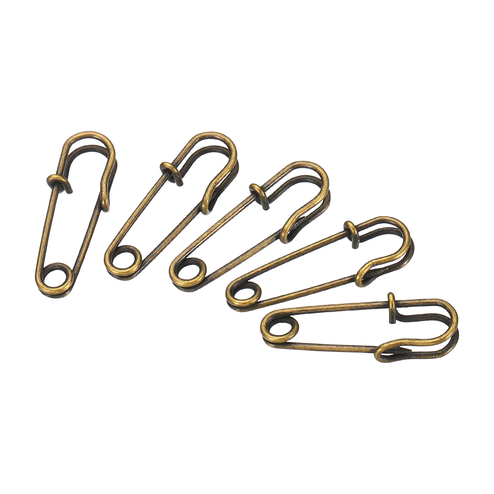 Safety Pins 1.06 Inch Large Metal Sewing Pins for Blankets Skirts Crafts Brooch Making 20Pcs