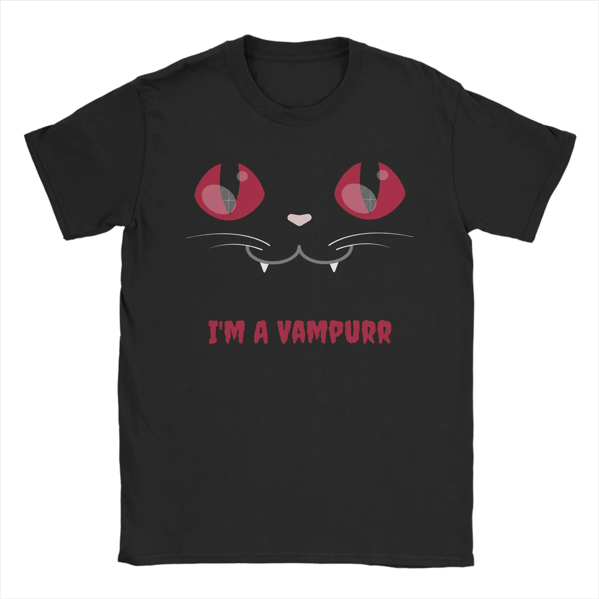 Vampurr  Men T Shirt  Funny Tee Shirt Short Sleeve Crew Neck T-Shirts 100% Cotton Gift Idea Clothes