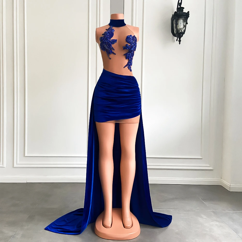 Sexy See Through Sparkly Beaded Women Birthday Party Gowns Short Front Long Back Girl Velvet Short Prom Dresses 2026 - AliExpress 320 Sexy See Through Sparkly Beaded Women Birthday Party Gowns Short Front Long Back Girl Velvet Short Prom Dresses 2026 - AliExpress 320