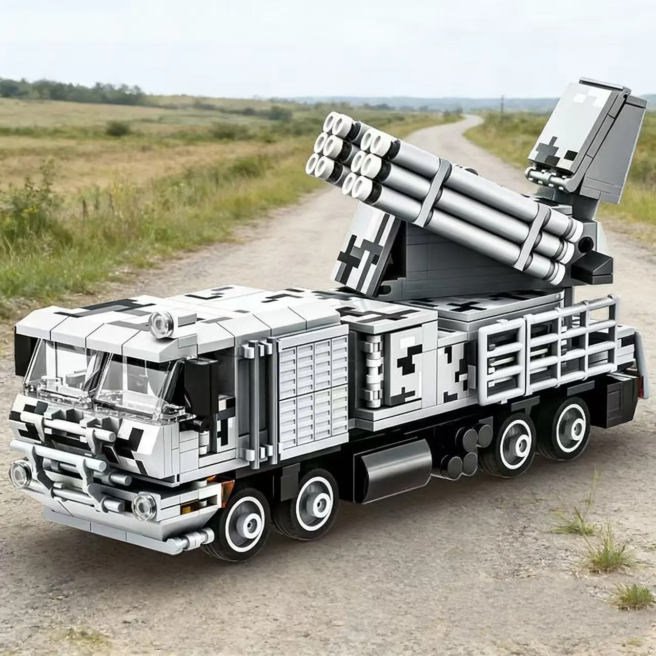

Military Series Building Blocks Set - Anti-Aircraft Tank & Armored Vehicle Educational Assembly Toys for Kids Gift Idea 4518