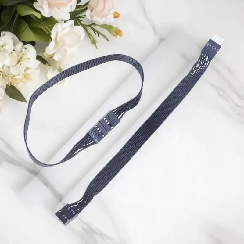 

1 шт., 9-контактный разъем «папа-мама», аксессуары «сделай сам», 20 см/30 см, материнская плата компьютера, передний USB-удлинитель 2,0, 9 контактов