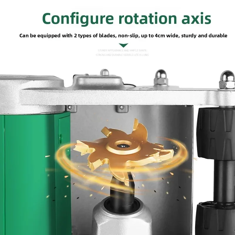 Slotting machine, dust-free installation tool for hydropower projects