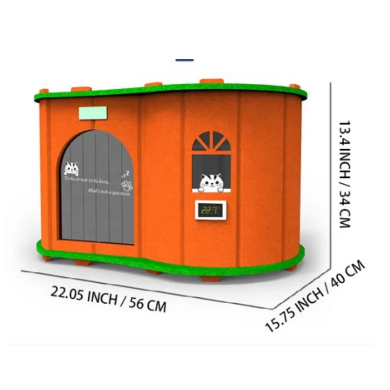 USMILEPET Smart Pet House Cat Bed With Air Conditioner Pet Air-Conditioned Room With Adjustable Temperature