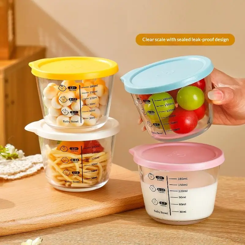 Sealed Glass Food Storage Jar Microwave Safe Non-Toxic 1PCS for Pickle Fruit Vegetable Meal Prep Kitchen Use