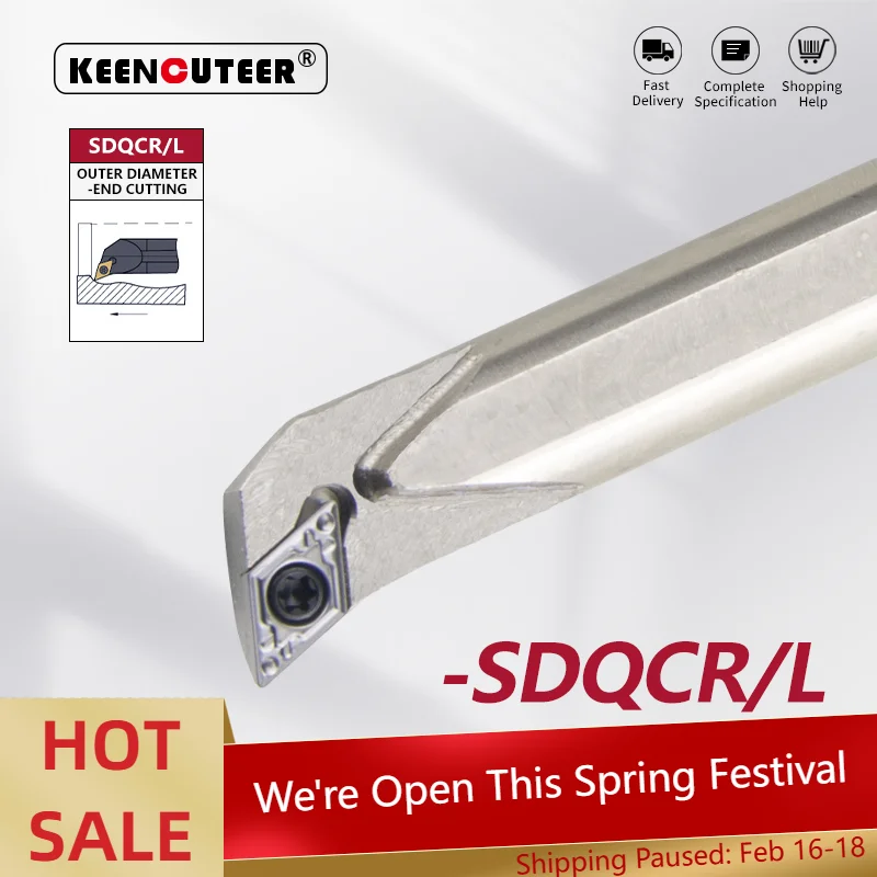 

Фрезерный стальной токарный инструмент с высокой скоростью, фрезерный станок SDQCR, фрезерный станок, токарный станок с ЧПУ